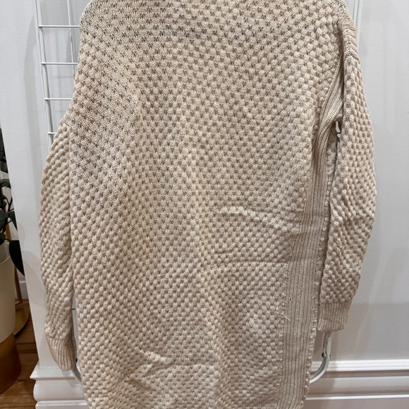 Long Cream Vince Cardigan - Picture 4 of 4